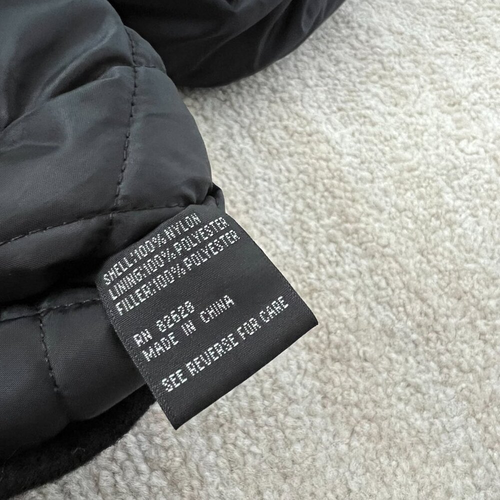 Y2K South Pole Zip Up Black Gold Bomber Jacket XL - Picture 13 of 14
